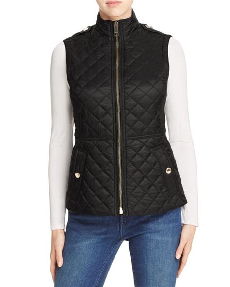 burberry brit navy vest|burberry vest quilted navy.